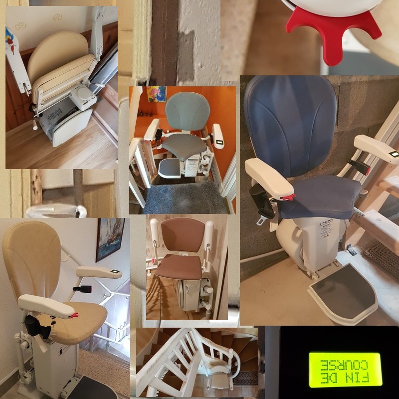 monte-escalier droit